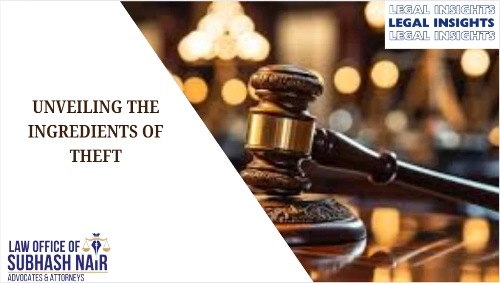 Behind the Crime Unveiling the Ingredients of Theft